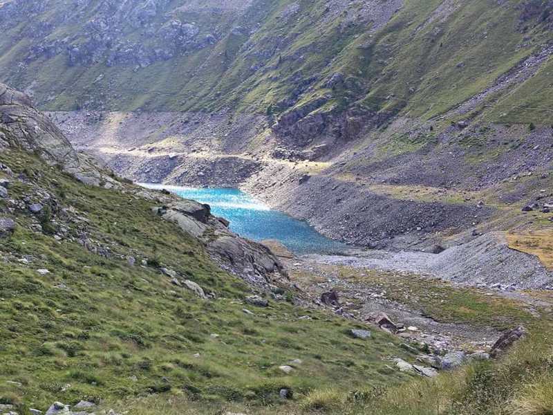 Il lago color turchese