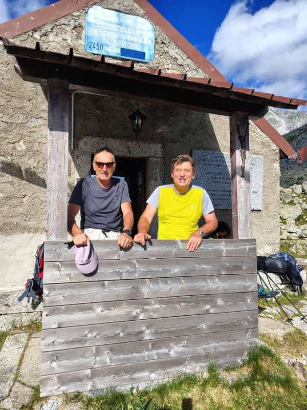 Arrivo al Rifugio Tonolini al Baitone